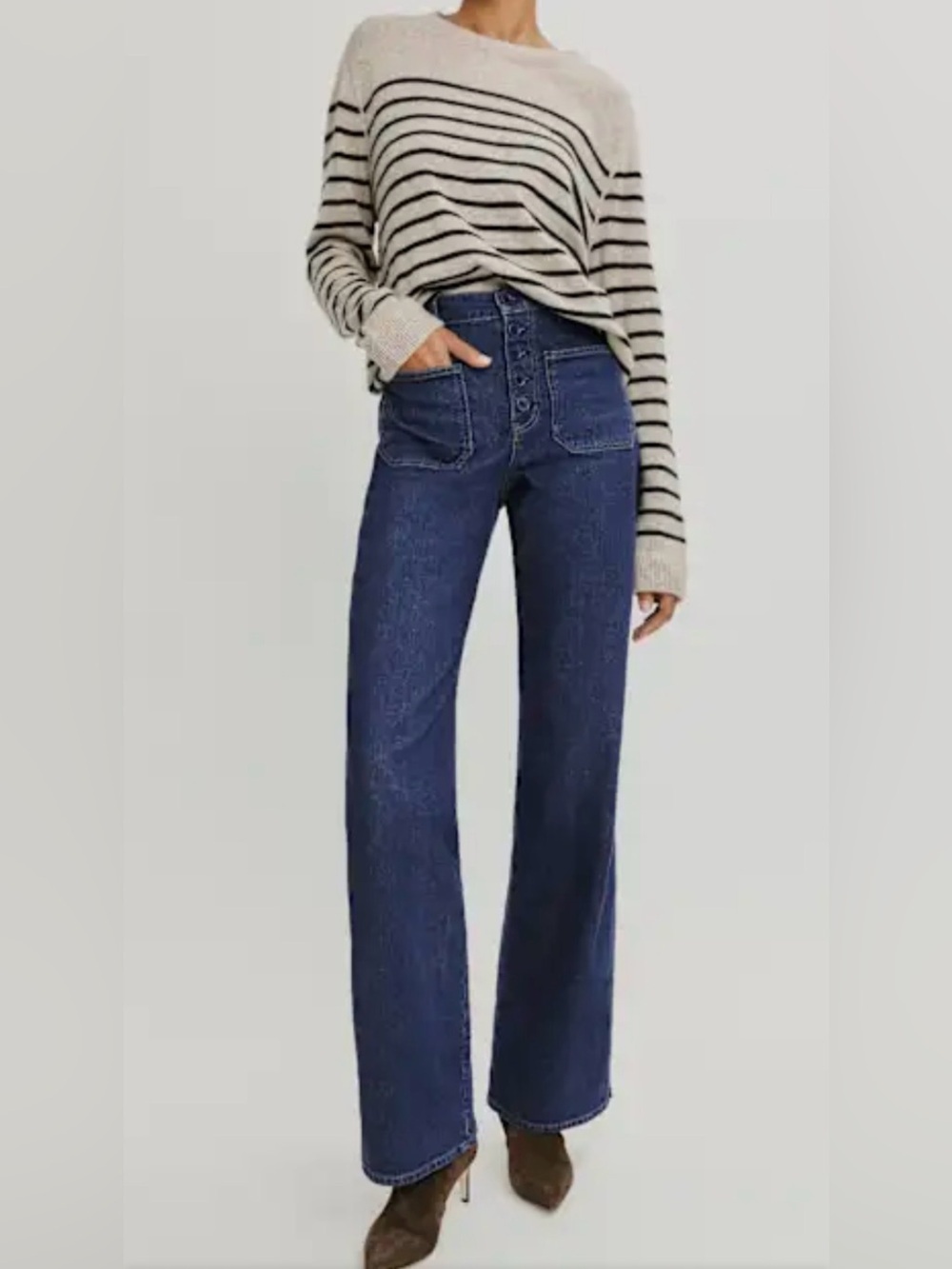 REFORMATION Victoria High Rise Wide Leg Jeans
SIZE 28 x31”